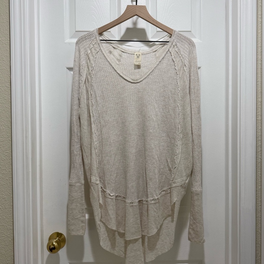 We The Free Cream Tunic Top